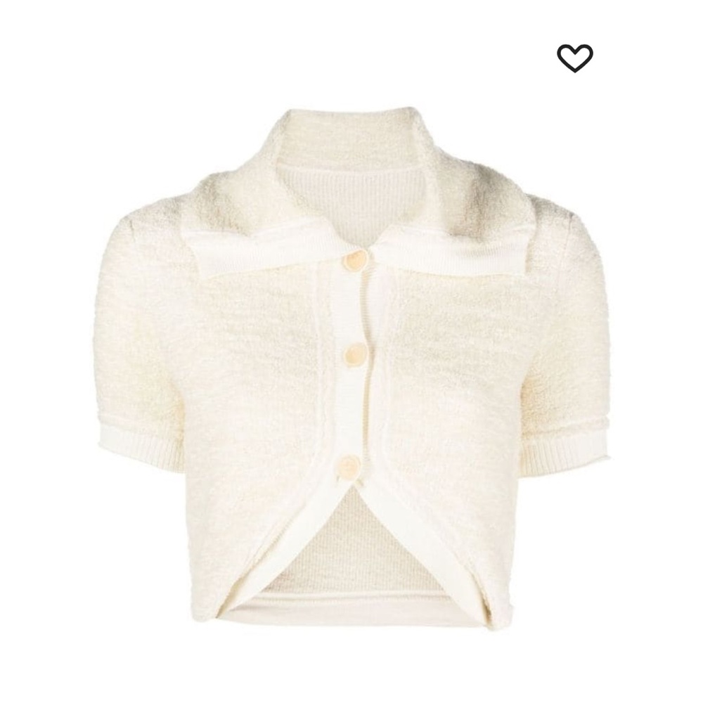 Jacquemus
cropped knitted top